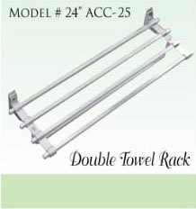 Double Towel Rack 24" # Model ACC-25